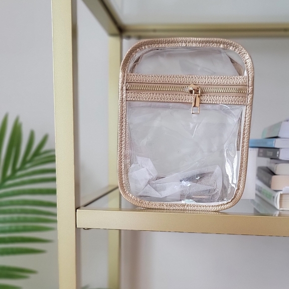 NWT Clear and Gold Game Day Purse - Picture 2 of 7